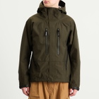 and wander Men's 2.5L Hiker Rain Jacket in Dark Khaki