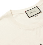 Gucci - Printed Cotton-Jersey T-Shirt - Men - White