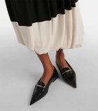 Victoria Beckham Morsetto croc-effect leather loafers