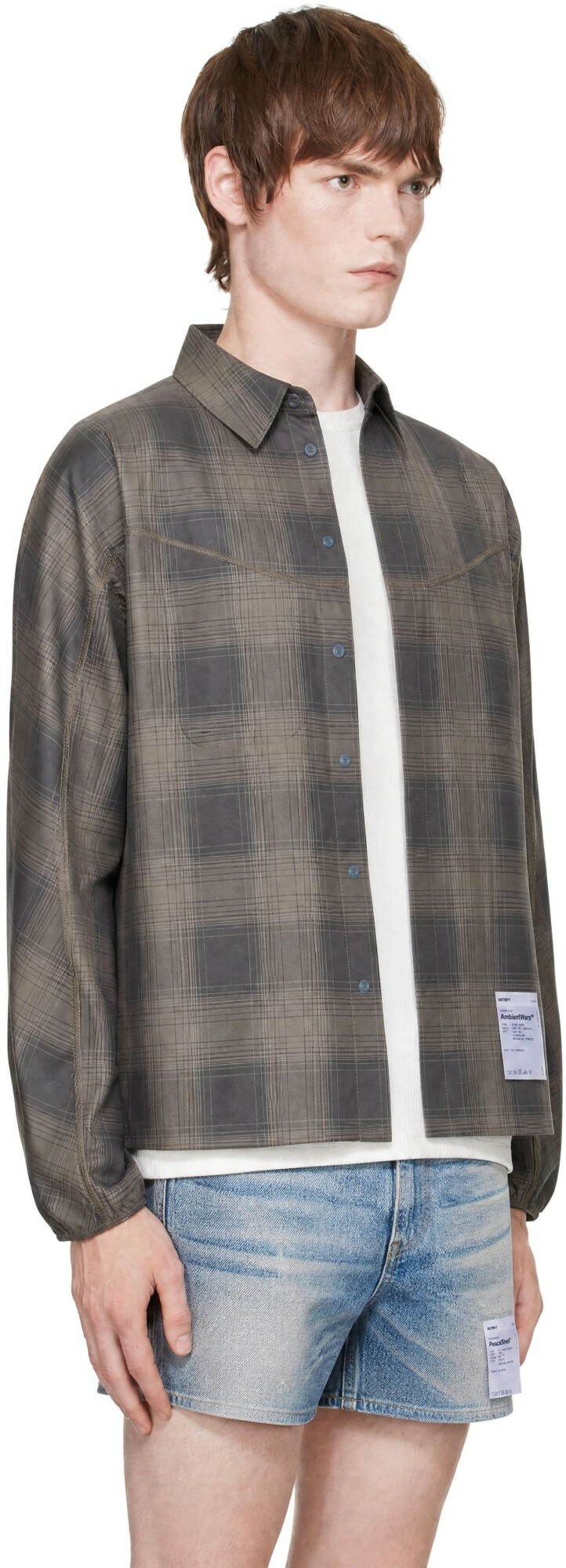 Satisfy Brown AmbientWarp River Shirt