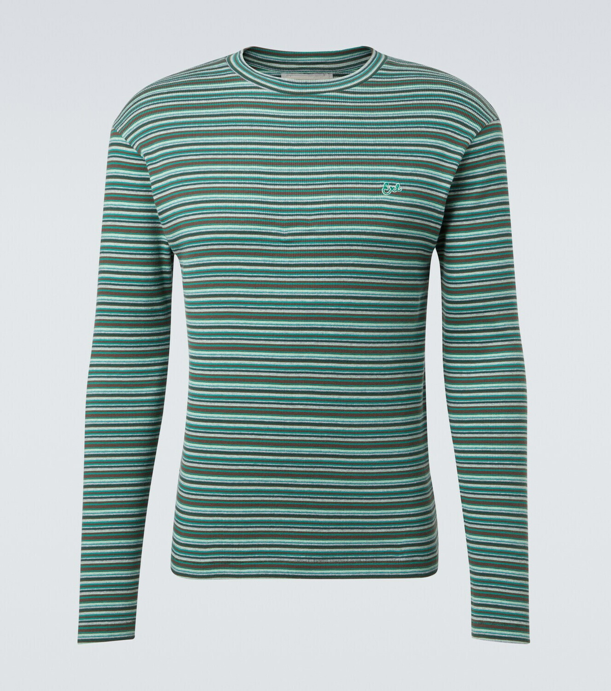 ERL Striped cotton jersey T-shirt