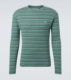ERL Striped cotton jersey T-shirt