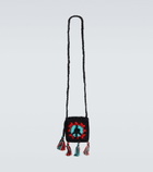 Alanui - Stay Positive crochet AirPods case with strap