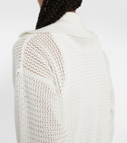 Varley Fairfield waffle-knit cotton sweater