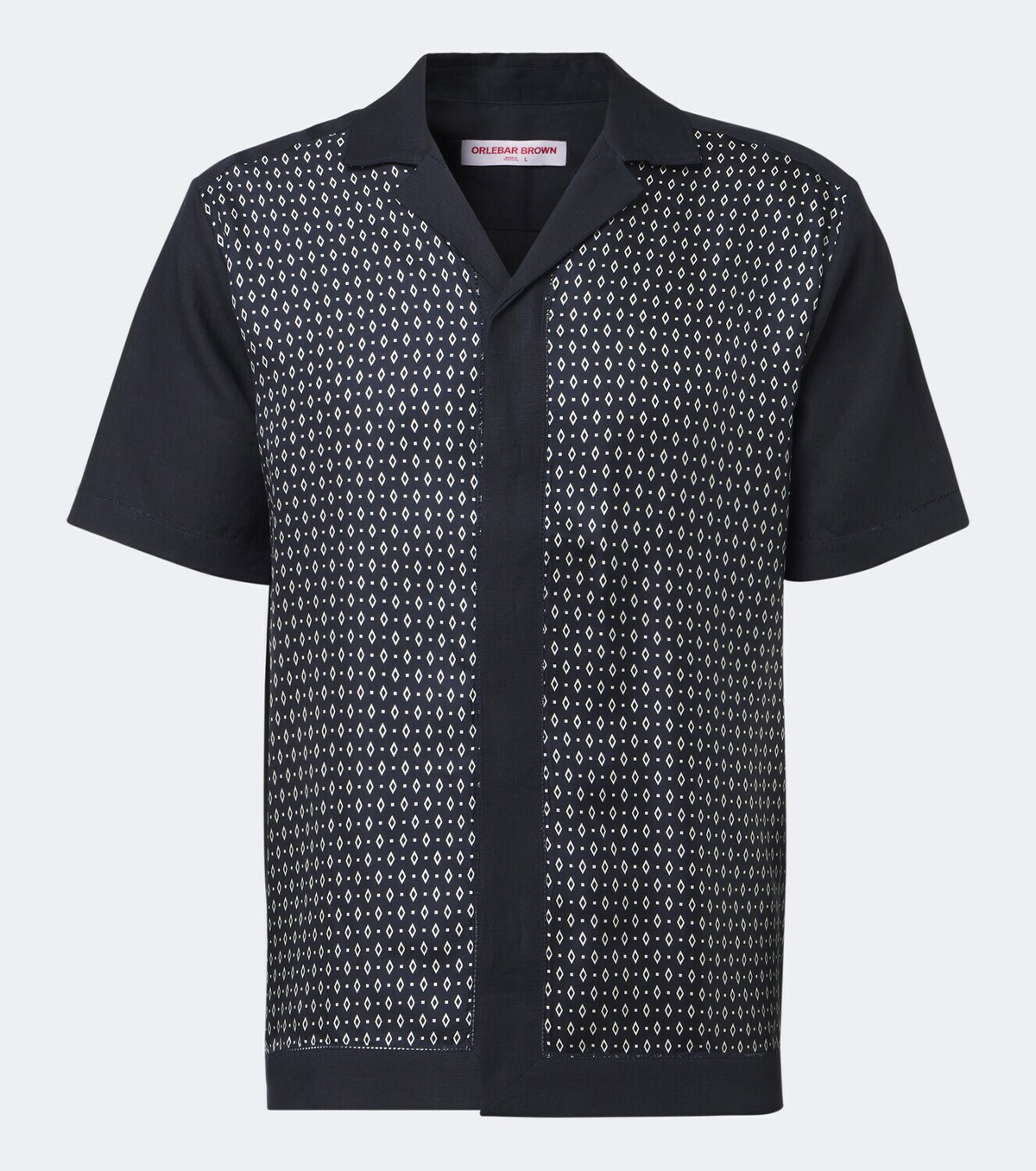 Orlebar Brown Maitan silk and linen shirt