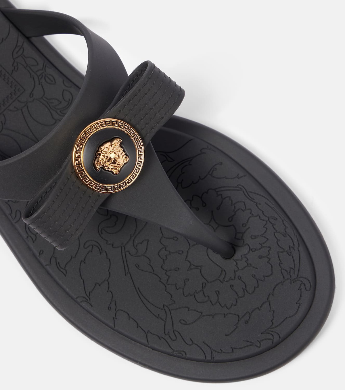 Versace Medusa thong sandals