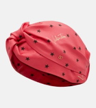 Valentino Printed silk twill headband