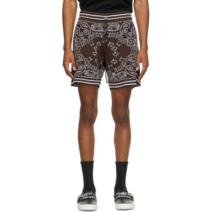 Photo: AMIRI Brown Bandana B-Ball Shorts