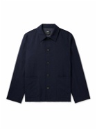 A.P.C. - Cotton-Seersucker Overshirt - Blue