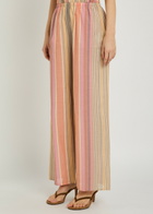 Faithfull The Brand Jensen Striped Cotton Trousers Multicoloured