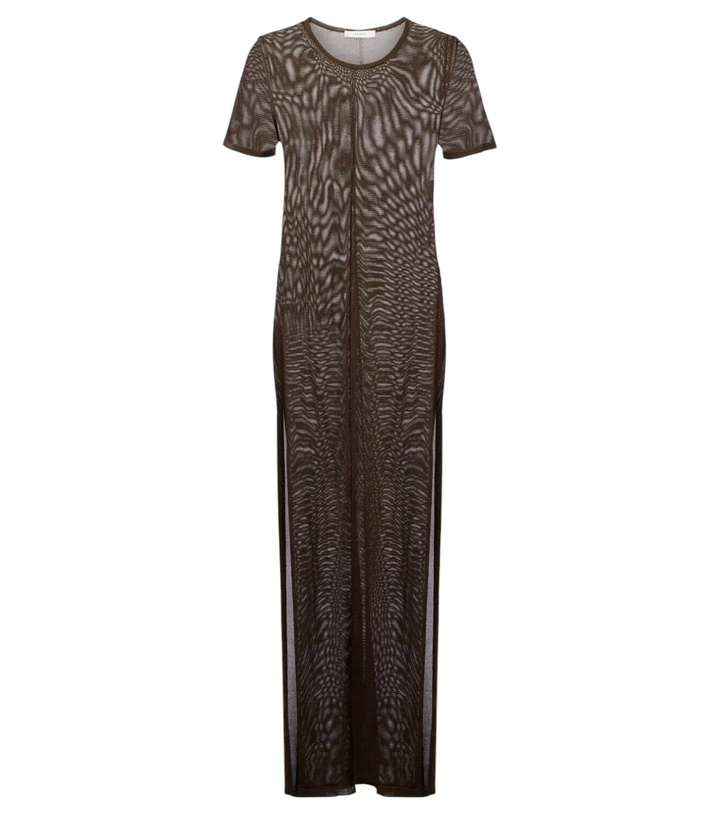 slub jersey midi swing dress Jezebel | White Lace Plunge-Neck Collared Midi Dress main image 1