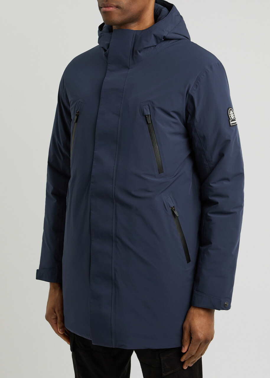 Sandbanks Terrace Padded Nylon Parka Navy