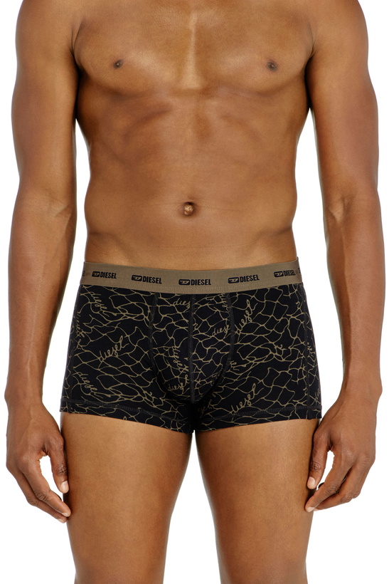 Photo: Diesel Three-pack of trunks with graphic motif - Trunks Mens in Black