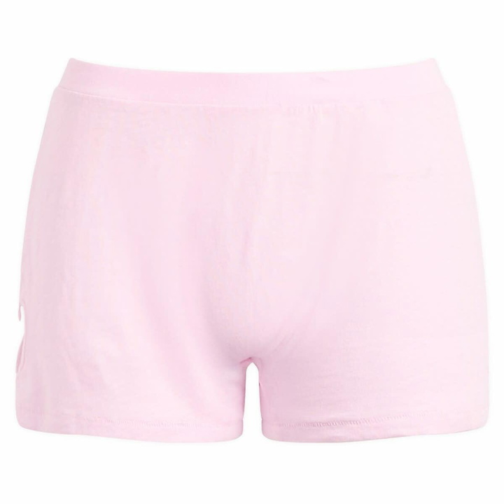 Photo: SKIMS Women's Worn In Jersey Micro Short in Baby Pink