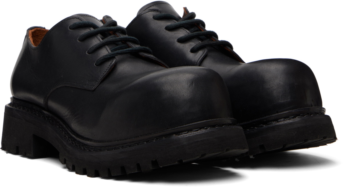 A DICIANNOVEVENTITRE Black Prisma Derbys
