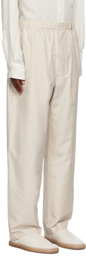 LEMAIRE Off-White Relaxed Trousers