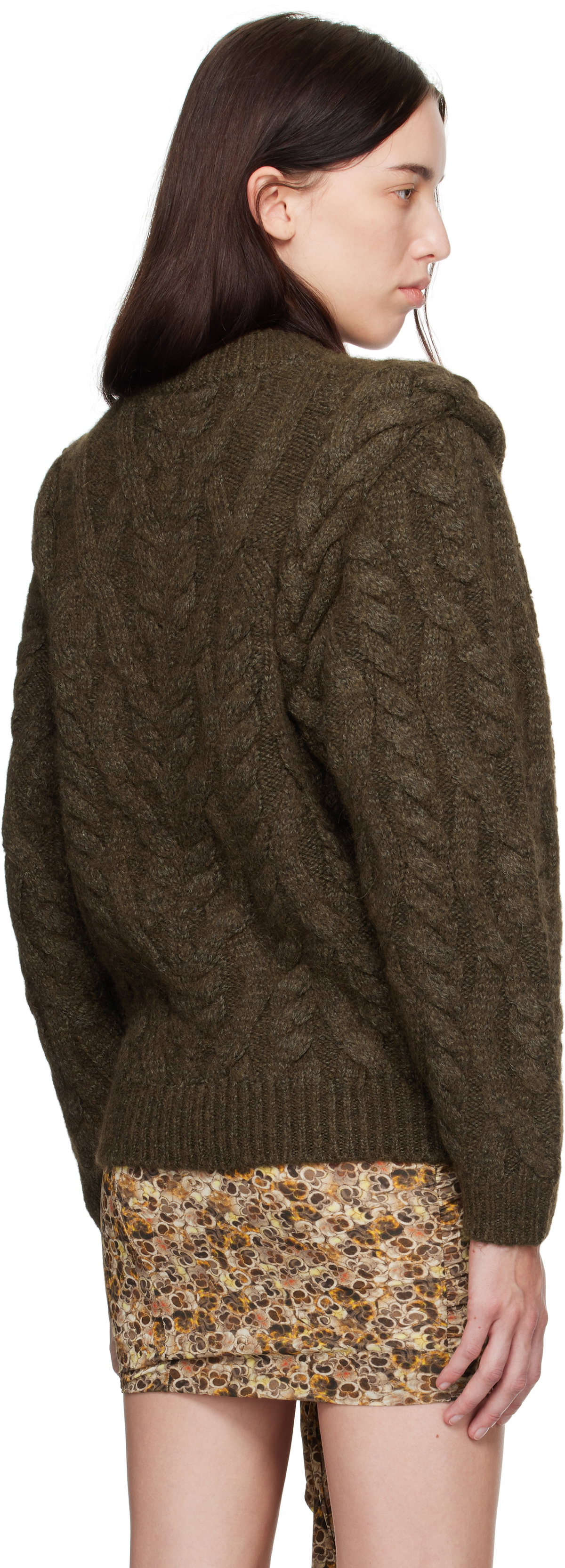 Isabel Marant Khaki Basiliane Sweater