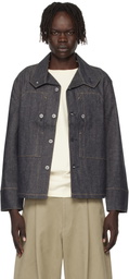 Taiga Takahashi Navy Lot. 715 French Navy Mechanic Denim Jacket