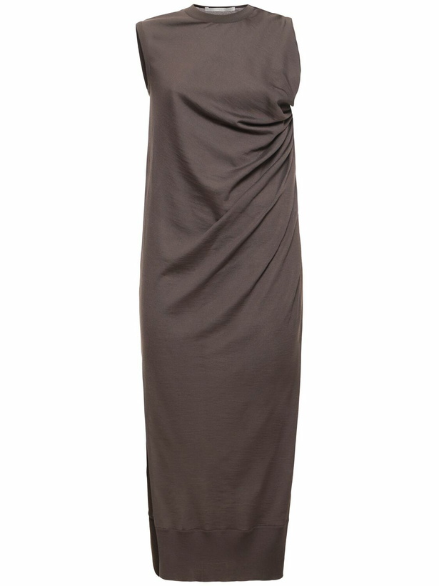 Photo: STELLA MCCARTNEY Draped Knit Long Dress