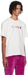 SUNNEI White Sprayed T-Shirt