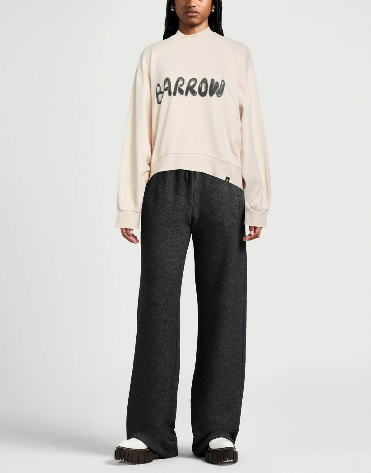 Barrow Womens Sweatshirt Ivory