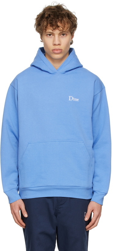 Photo: Dime Blue Classic Hoodie