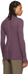 Rick Owens Purple Lupetto Sweater