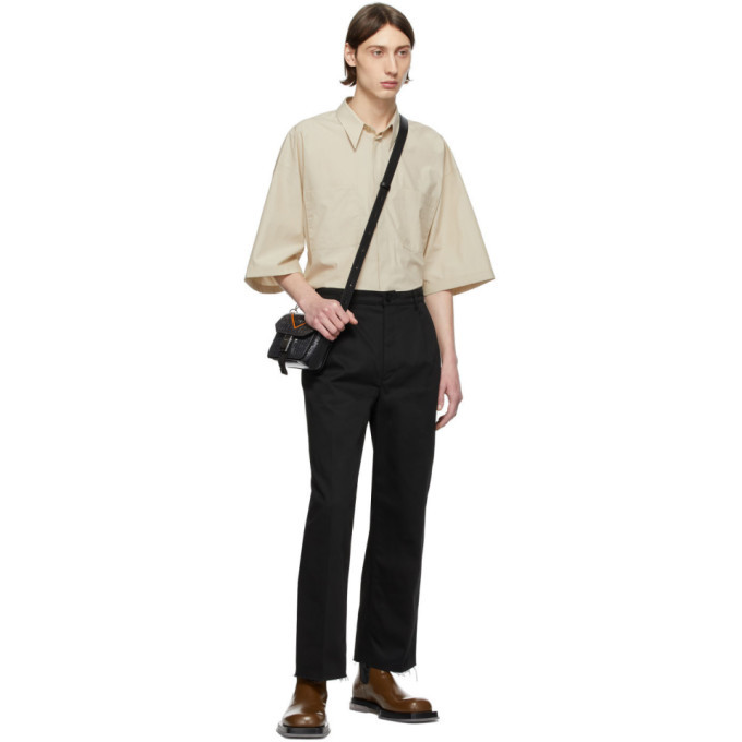 Givenchy Tan Oversize Patch Shirt Givenchy