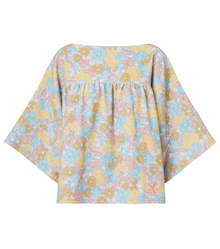 Photo: Chloé Floral gathered cotton top