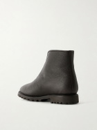 MORJAS - Alpine Shearling-Lined Full-Grain Leather Chelsea Boots - Brown