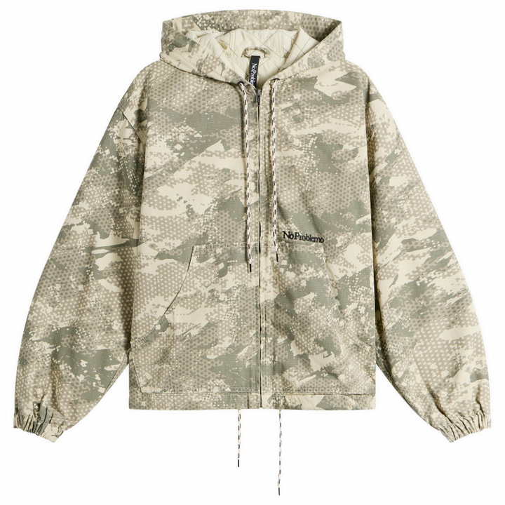 Photo: No Problemo Women's Forest Ripstop Work Jacket in Sand