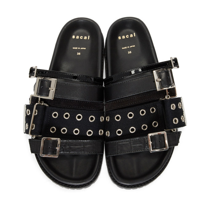 sacai chain sandals
