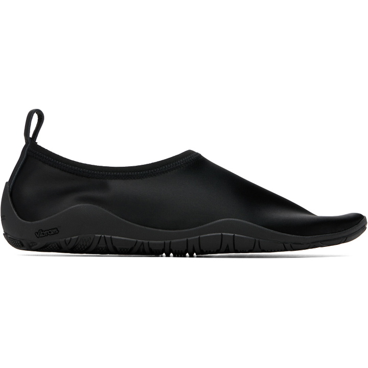Photo: Jil Sander Black Elbe Slip On Loafers