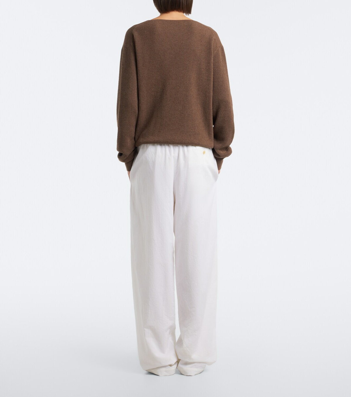 The Row Kriza cotton poplin wide-leg pants