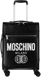 Moschino Black Double Smiley Suitcase
