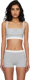 Entire Studios Gray Lounge Bra