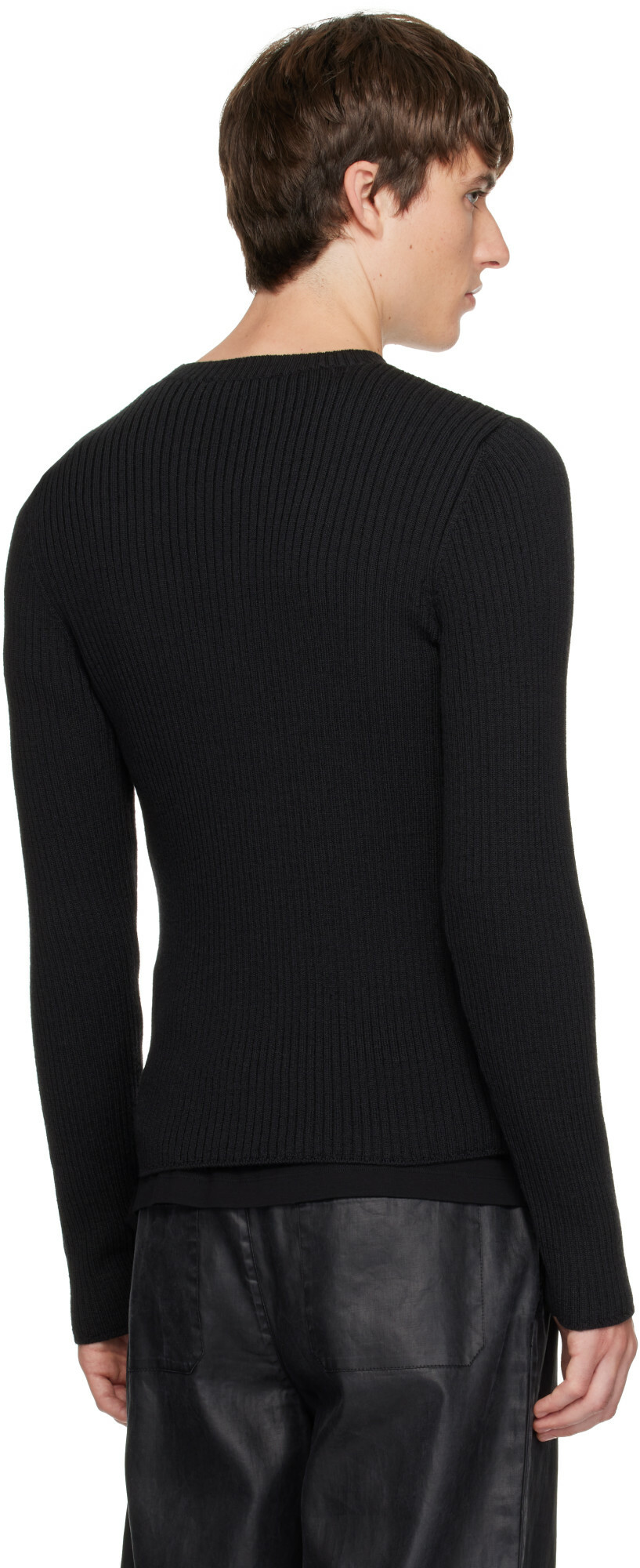 OUR LEGACY Black Compact Roundneck Sweater