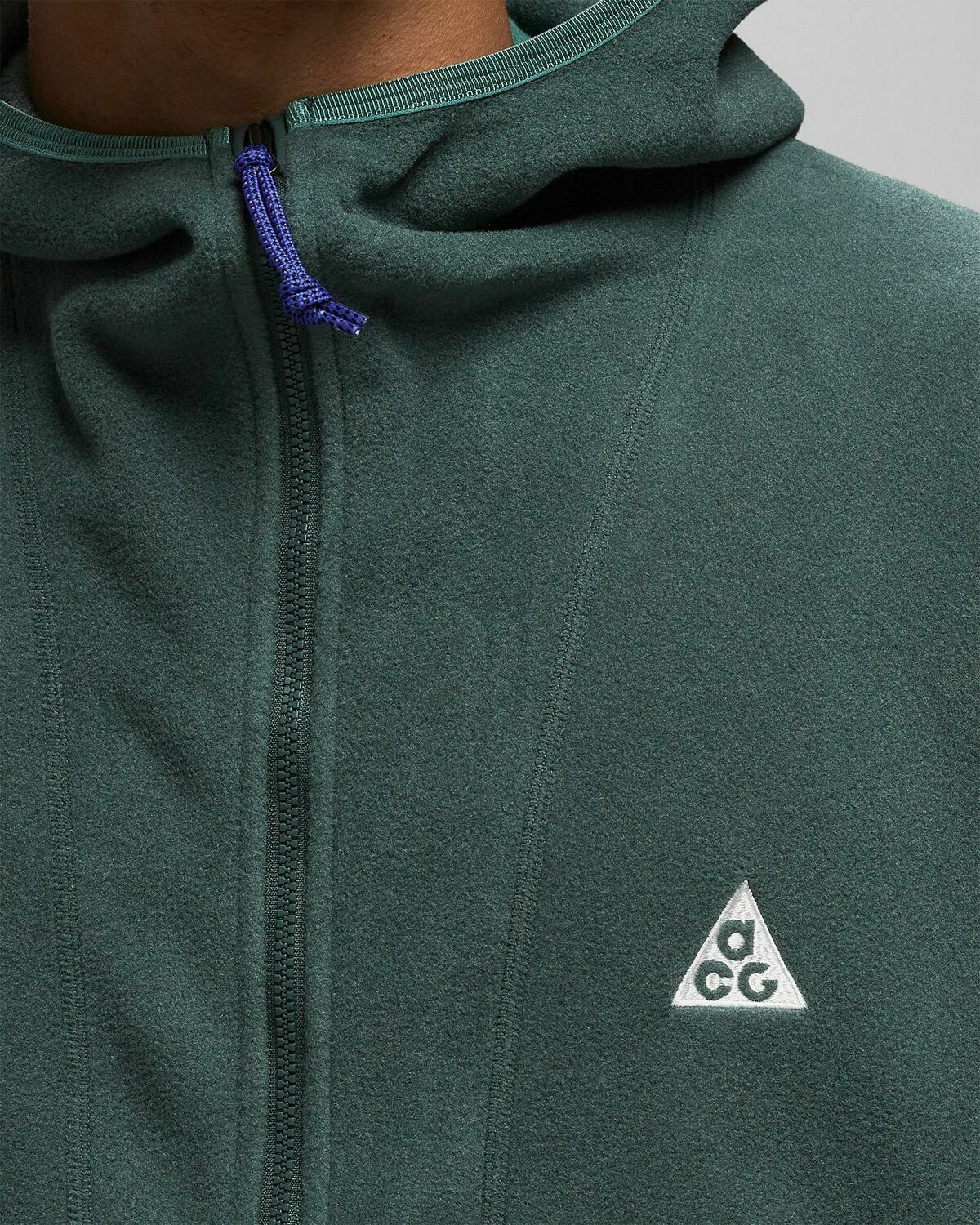 Nike Acg Wolf Tree Polartec Full Zip Top Green Fleece
