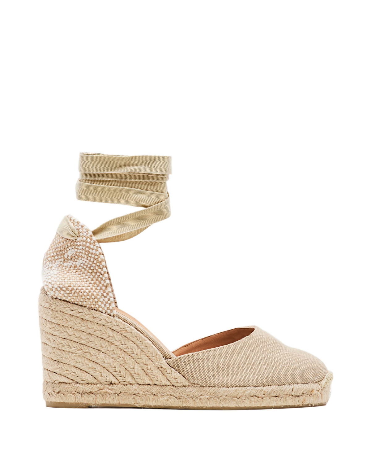 Castañer Tamesis/104 Thong Sandals In Raffia And Smooth