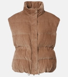Brunello Cucinelli Monili corduroy down vest