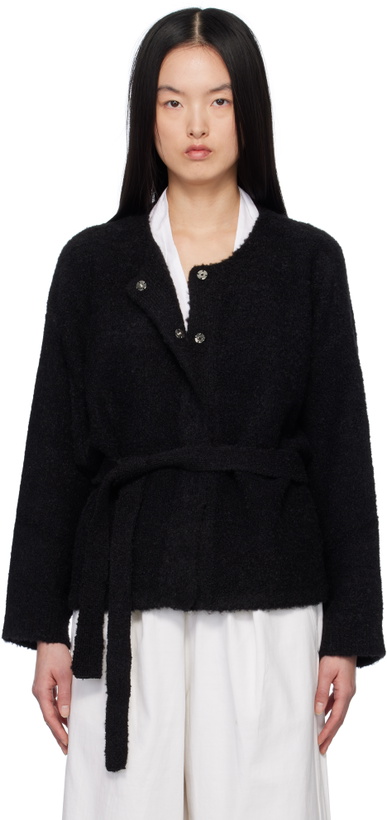 Photo: Deiji Studios Black Pod Knit Cardigan