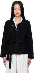 Deiji Studios Black Pod Knit Cardigan