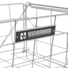 Neighborhood Men's Folding Basket & Stand Set in Silver