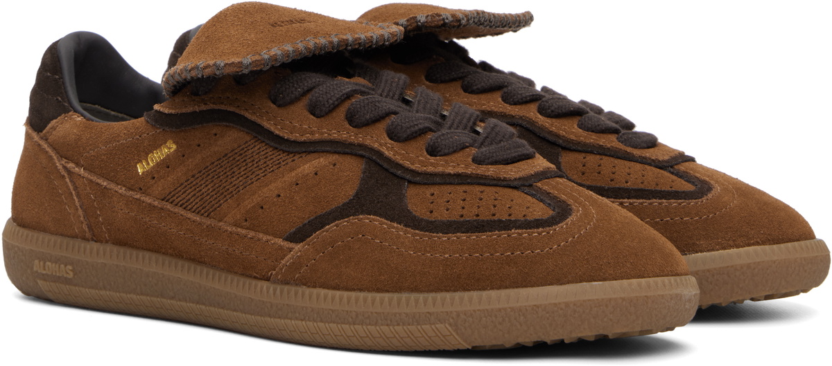 Alohas Brown Tb.490 Club Leather Sneakers