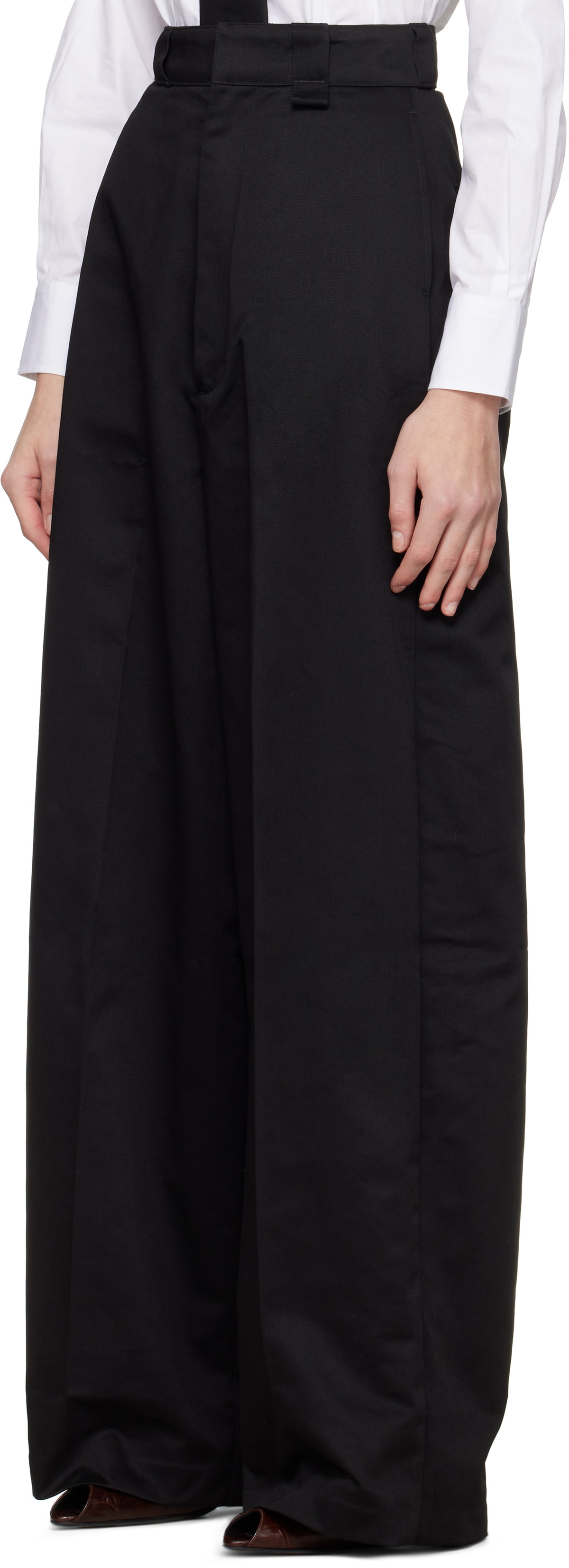 WILLY CHAVARRIA Black Cholo Chino Trousers