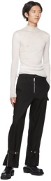 Dion Lee Black Utility Blouson Trousers