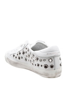 Philippe Model Prsx Low Leather Sneakers With Applied Studs