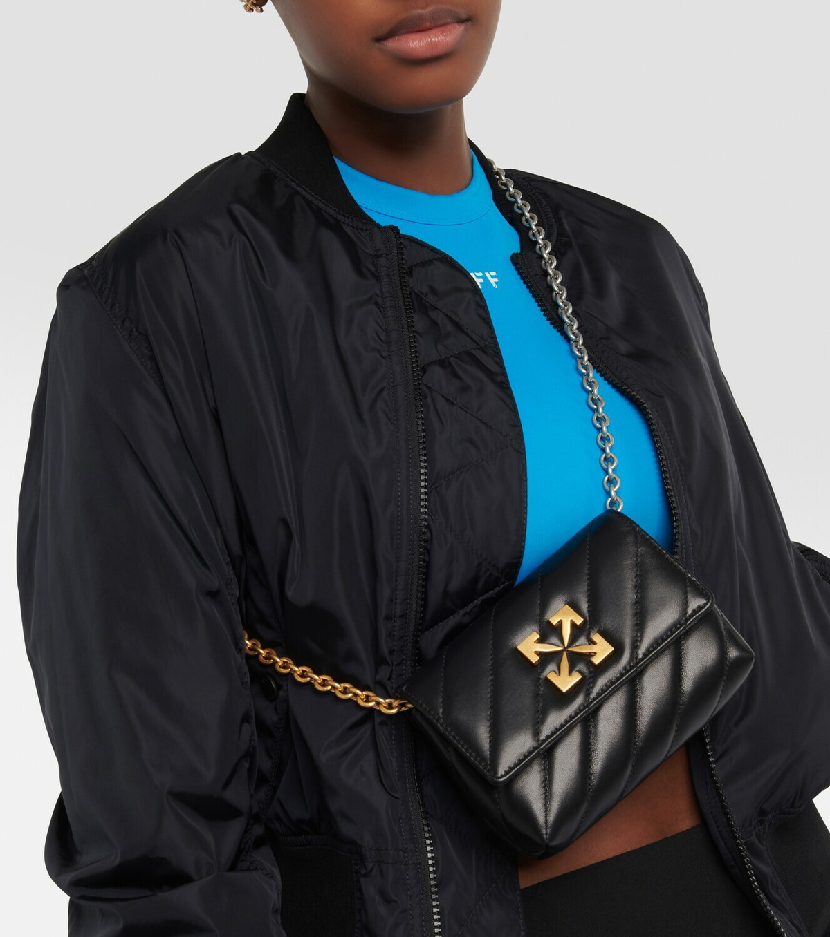 Off-White - Jackhammer quilted leather wallet Off-White Off-White - Jackhammer quilted leather wallet Off-White