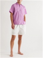 TEKLA - Organic Cotton-Poplin Pyjama Shirt - Pink