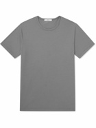 Mr P. - Garment-Dyed Organic Cotton-Jersey T-Shirt - Gray